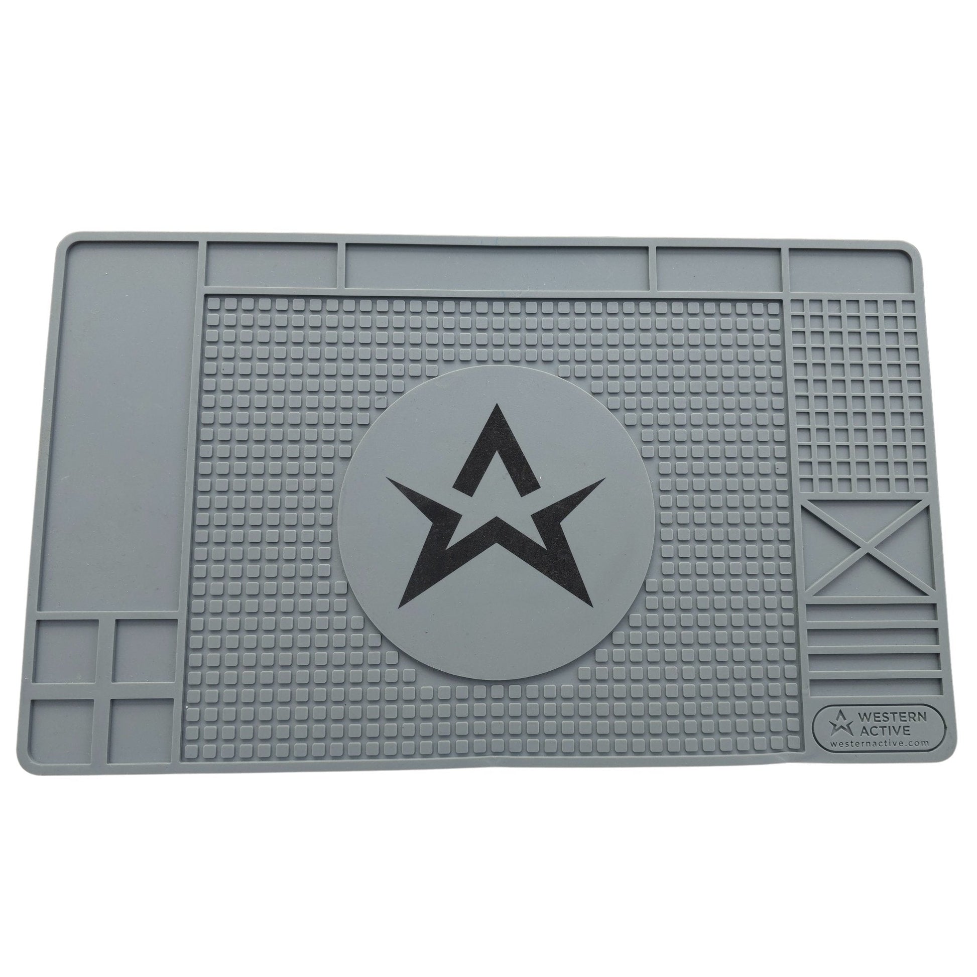 Western Active Silicone Knife Takedown Shop Mat 8.6" x 14.5" - Honey Badger Knives - WA1001